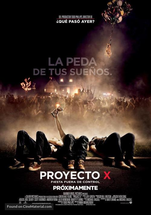 Project X - Mexican Movie Poster