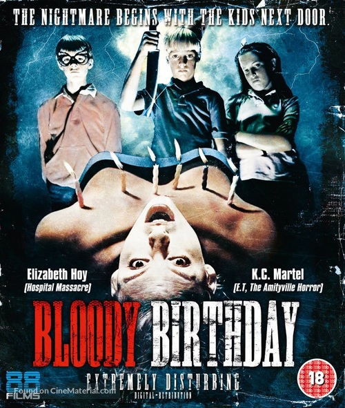 Bloody Birthday - British Movie Cover