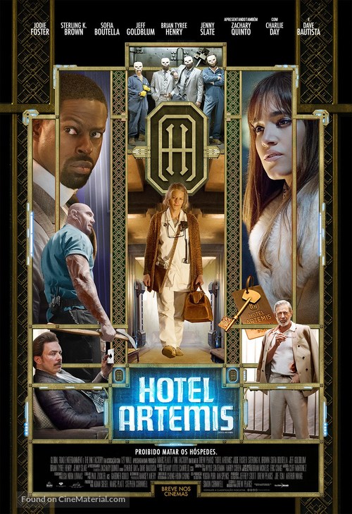 Hotel Artemis - Brazilian Movie Poster