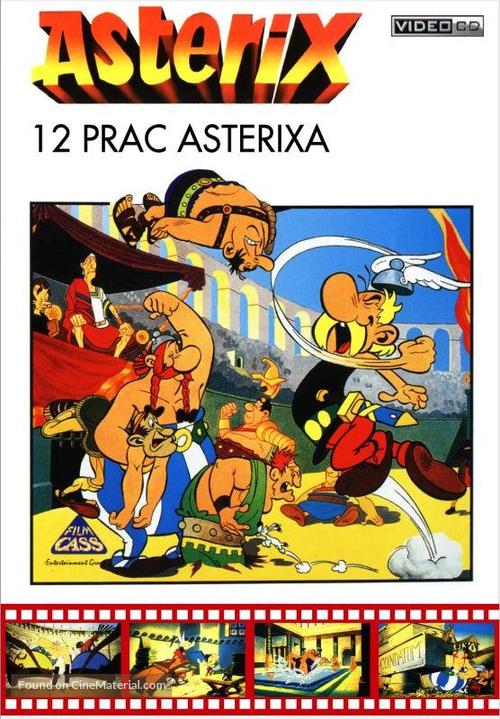 Les douze travaux d&#039;Ast&eacute;rix - Polish DVD movie cover