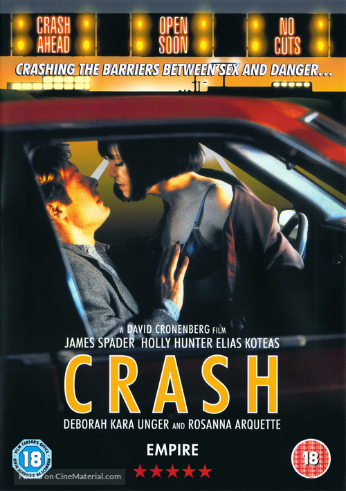 Crash - British DVD movie cover