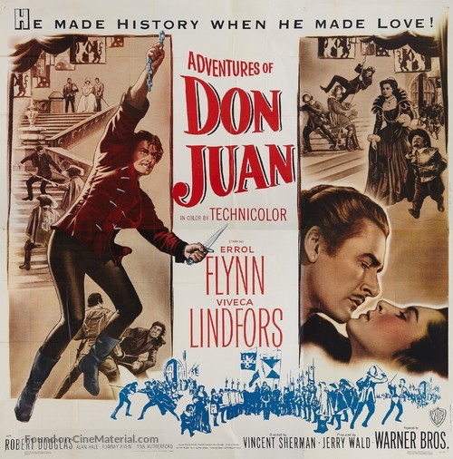 Adventures of Don Juan - Movie Poster