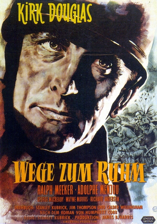 Paths of Glory - German Movie Poster