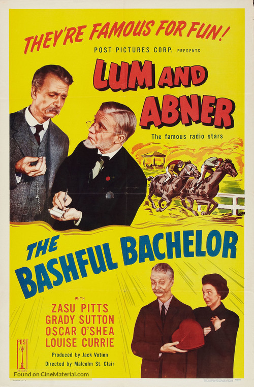 The Bashful Bachelor - Movie Poster