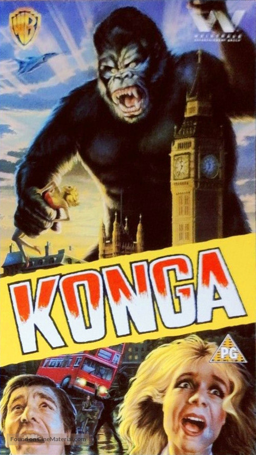 Konga - British VHS movie cover