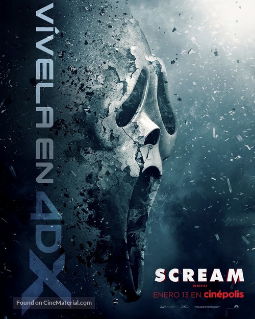 Scream - Mexican Movie Poster