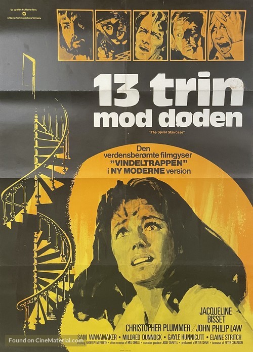 The Spiral Staircase - Danish Movie Poster