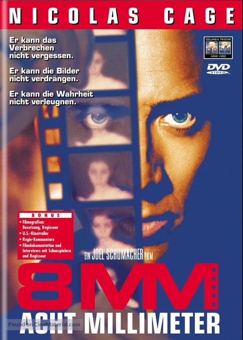 8mm - Swiss DVD movie cover