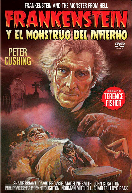 Frankenstein and the Monster from Hell - Spanish DVD movie cover