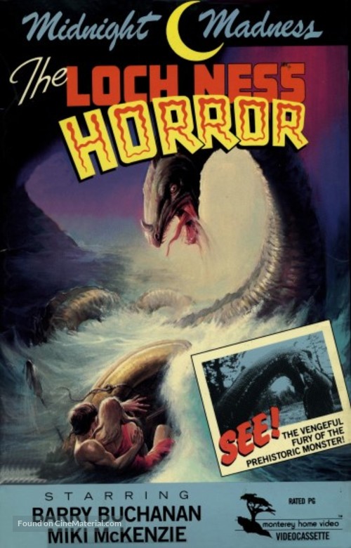 The Loch Ness Horror - VHS movie cover