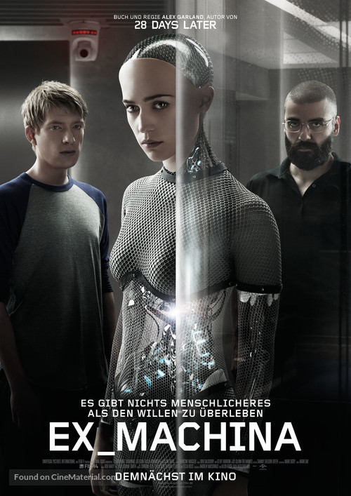 Ex Machina - German Movie Poster