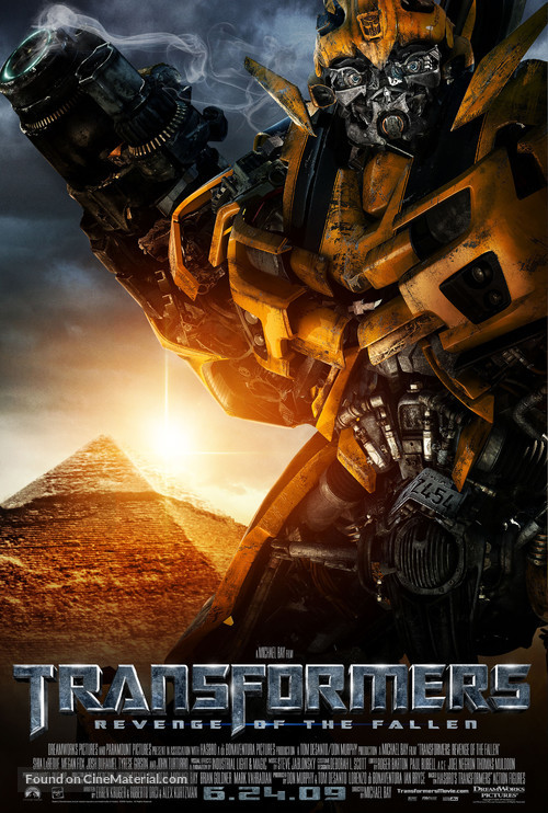 Transformers: Revenge of the Fallen - Danish Movie Poster