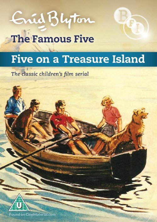 Five on a Treasure Island - British DVD movie cover