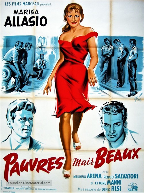 Poveri ma belli - French Movie Poster