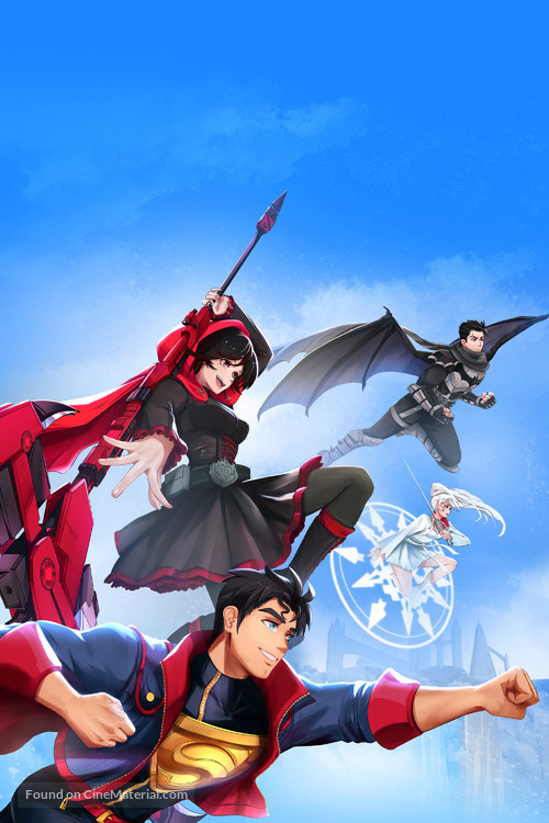 Justice League x RWBY: Super Heroes and Huntsmen Part One - Key art