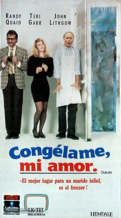 Out Cold - Spanish VHS movie cover