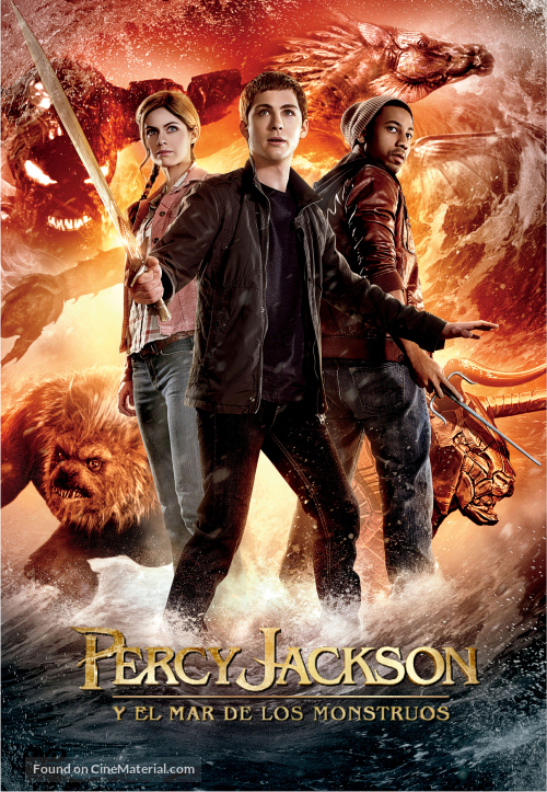 Percy Jackson: Sea of Monsters - Argentinian DVD movie cover