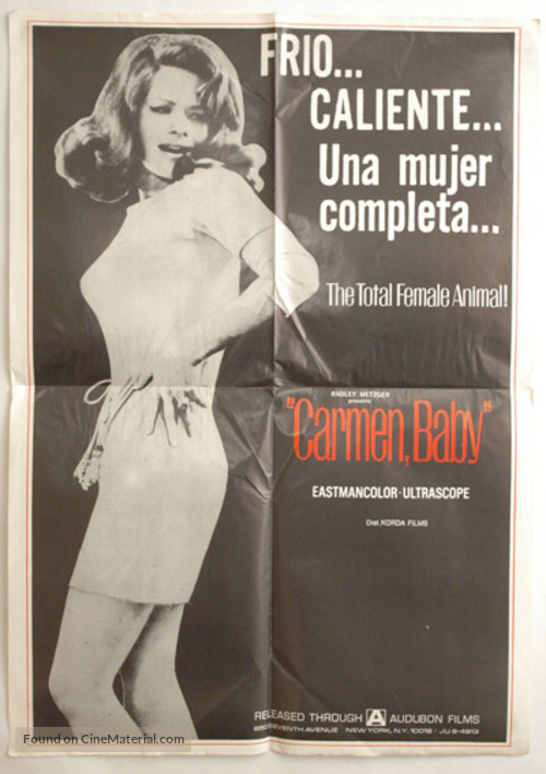 Carmen, Baby - Italian Movie Poster