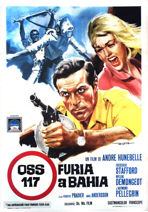 Furia &agrave; Bahia pour OSS 117 - Italian Movie Poster