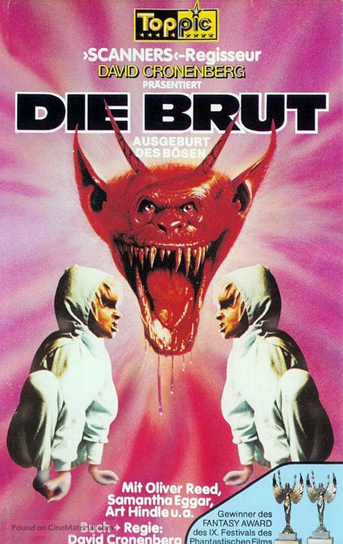 The Brood - German VHS movie cover