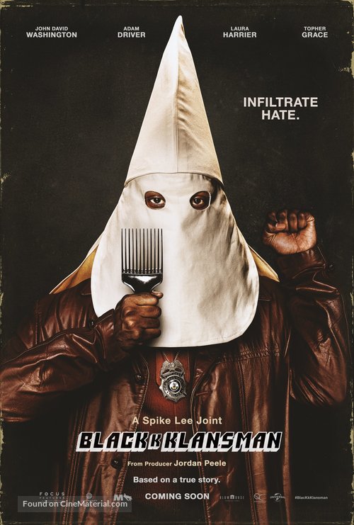 BlacKkKlansman - British Movie Poster