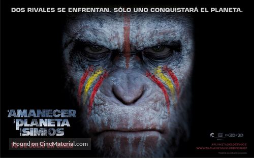 Dawn of the Planet of the Apes - Spanish Movie Poster