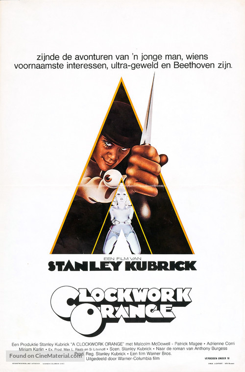 A Clockwork Orange - Belgian Movie Poster