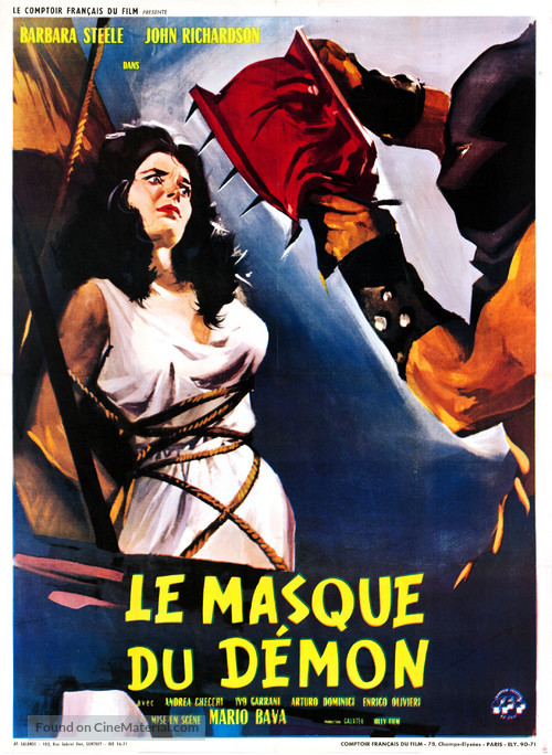La maschera del demonio - French Movie Poster