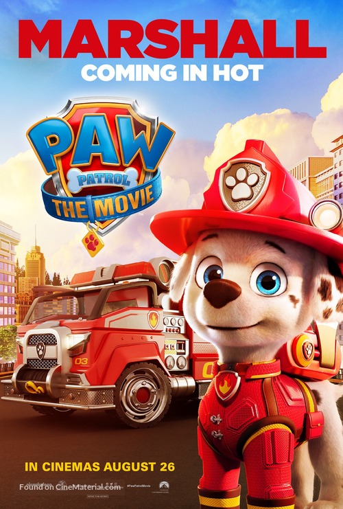 Paw Patrol: The Movie - Singaporean Movie Poster