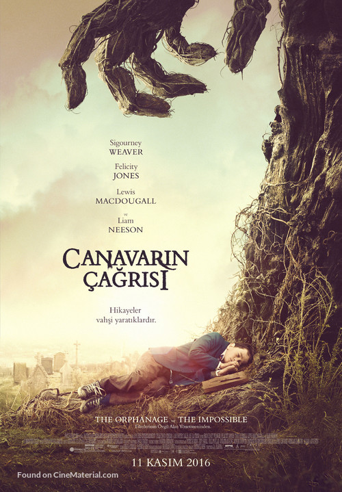 A Monster Calls - Turkish Movie Poster