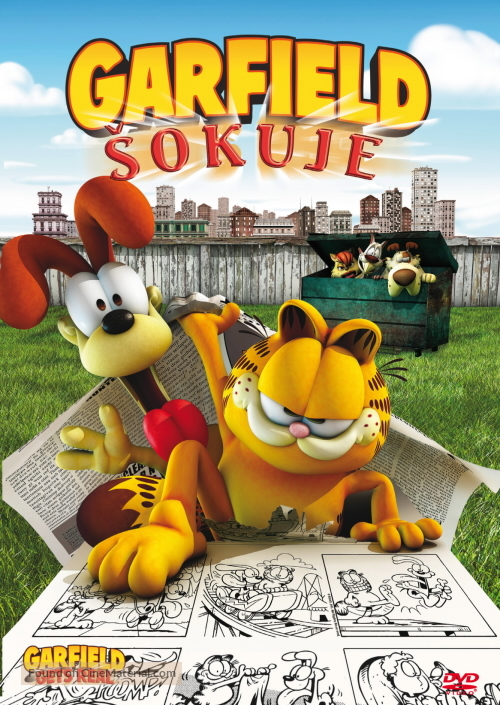 Garfield Gets Real - Czech DVD movie cover
