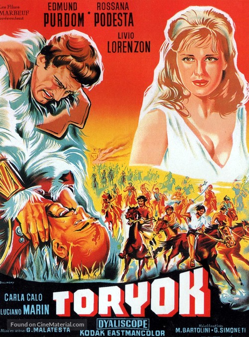 La furia dei barbari - French Movie Poster