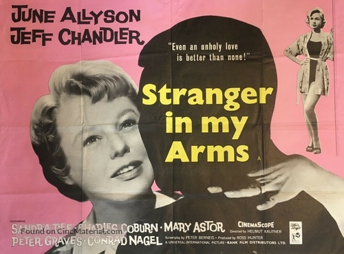 A Stranger in My Arms - British Movie Poster