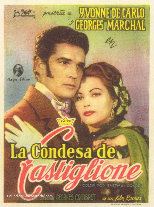 La contessa di Castiglione - Spanish Movie Poster