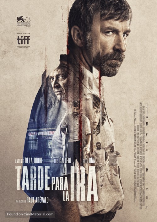 Tarde para la ira - Spanish Movie Poster