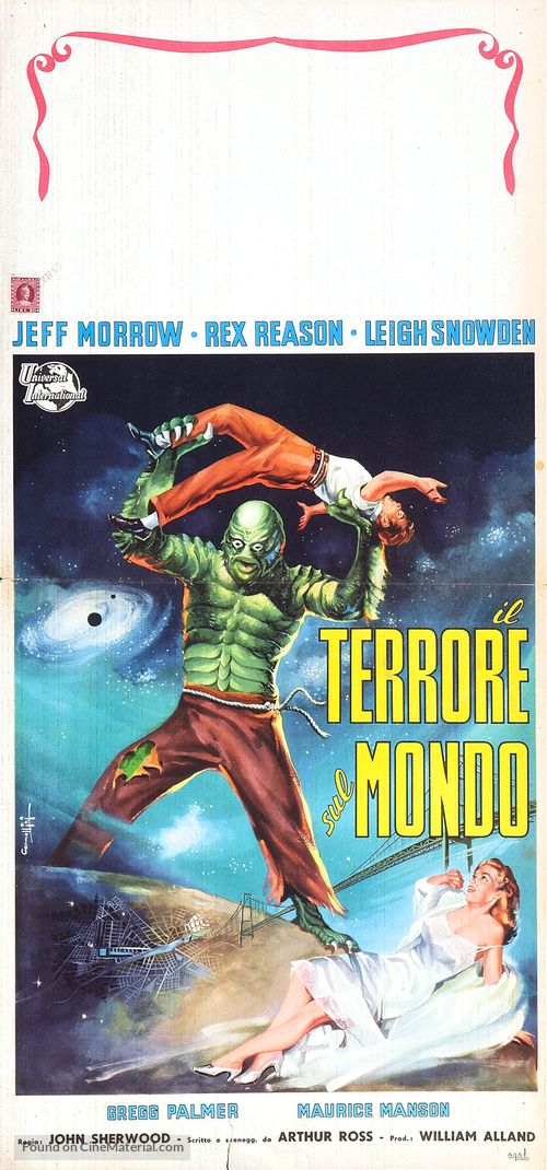 The Creature Walks Among Us - Italian Movie Poster