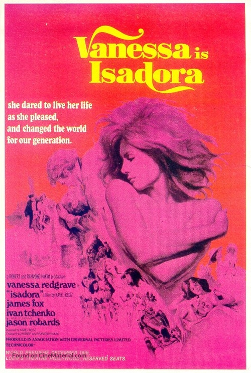 Isadora - Movie Poster