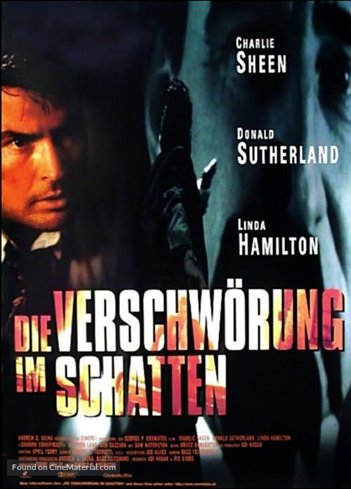 Shadow Conspiracy - German Movie Poster