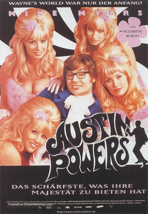 Austin Powers: International Man of Mystery - German Movie Poster