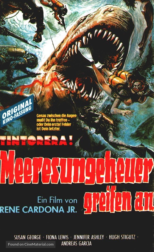 &iexcl;Tintorera! - German VHS movie cover