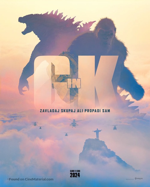 Godzilla x Kong: The New Empire - Slovenian Movie Poster
