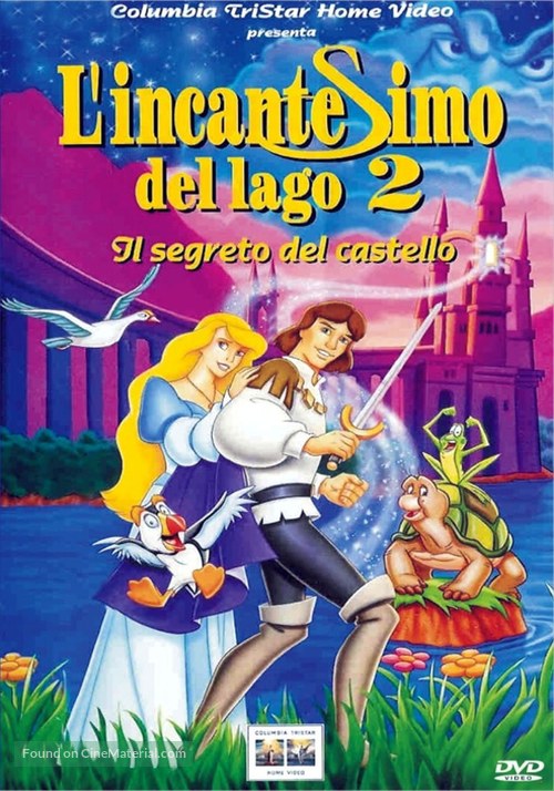 The Swan Princess: Escape from Castle Mountain - Italian DVD movie cover