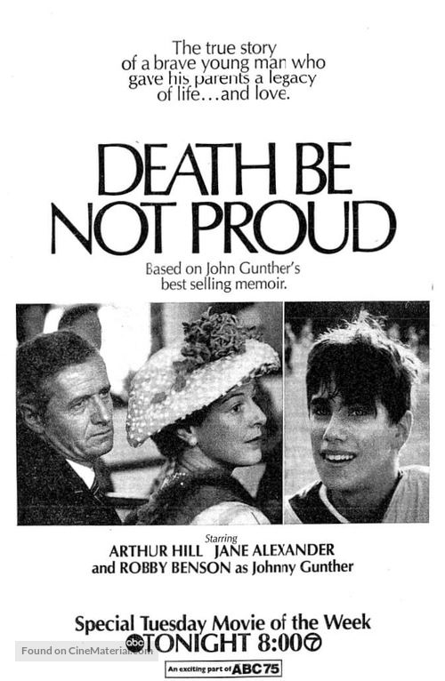 Death Be Not Proud - Movie Poster