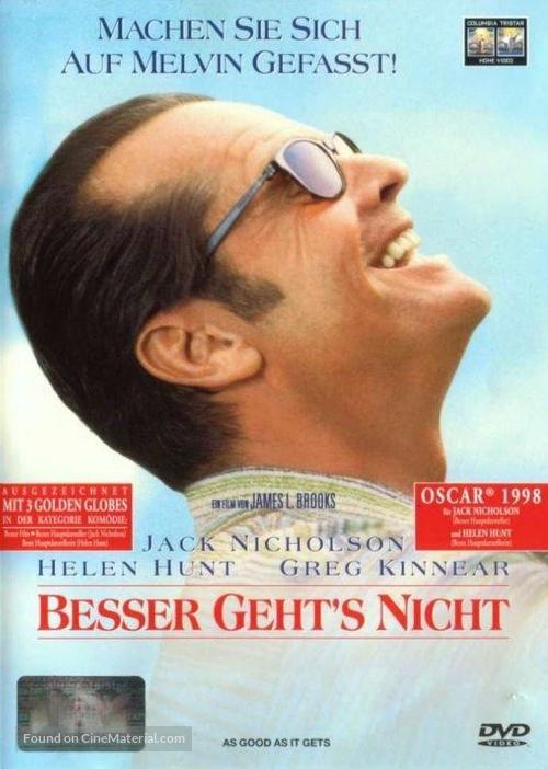 As Good As It Gets - German DVD movie cover