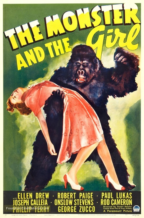 The Monster and the Girl - Movie Poster