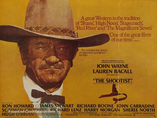 The Shootist - British Movie Poster