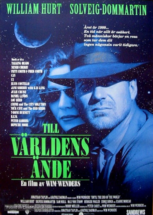 Bis ans Ende der Welt - Swedish Movie Poster