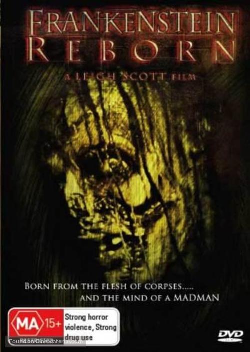 Frankenstein Reborn - Australian DVD movie cover
