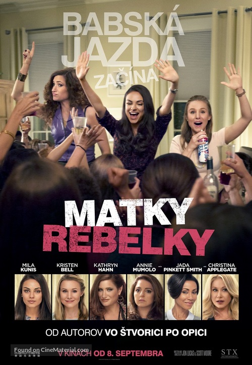 Bad Moms - Slovak Movie Poster