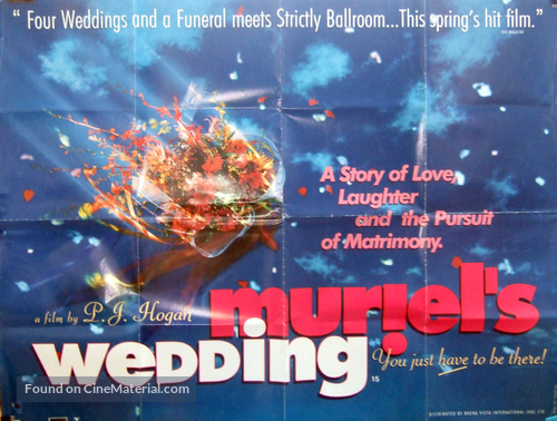 Muriel&#039;s Wedding - British Movie Poster